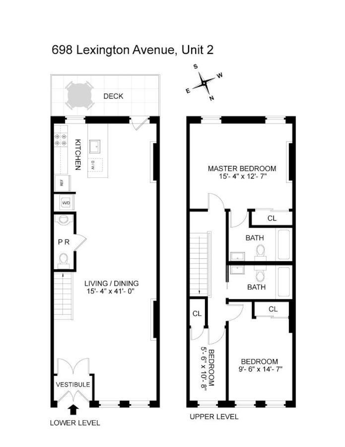 Newly Renovated Duplex Apartment 2 New York Exteriör bild